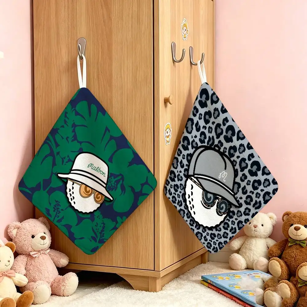 Serviette suspendue pour la maison, en polyester et coton, pour essuyer les mains, robuste, pour salle de bain, chambre à coucher, L-Leisure-M-M-Malbones