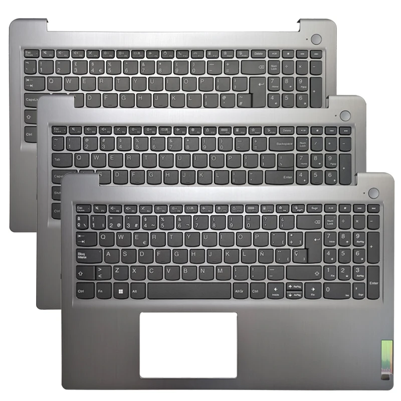 NOWY Pokrowiec Górny Palmrest z Klawiaturą US/UK/Hiszpańska/Francuska do Laptopa IdeaPad 3-15ITL6 3-15ALC6 15S 2021 AP21P000630