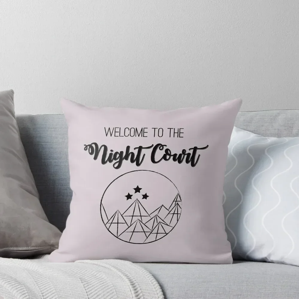 

Welcome to the Night Court || Acomaf Throw Pillow luxury decor Ornamental Pillow Christmas Pillows Decorative Cushion pillow