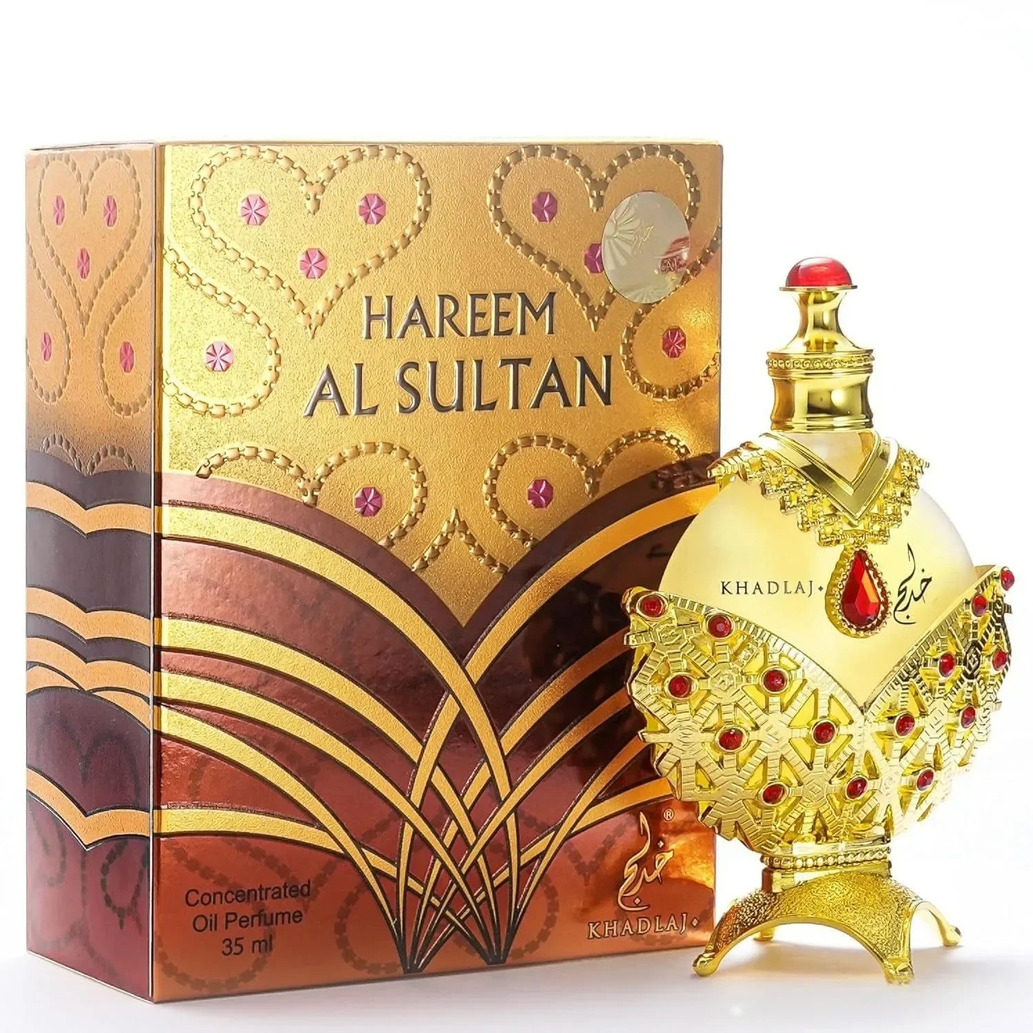 Original High Quality Perfume Long Lasting Fragrance Light Fragrance Hareem Al Sultan Gold Concentrated Perfume Oil Unisex 35ML