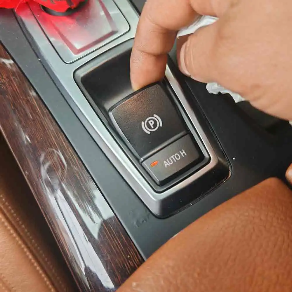 Car Parking Brake Hand Brake P Button AUTO H Control Switch Cover For BMW X5 X6 E70 E71 F15 F16 Parts Accessories