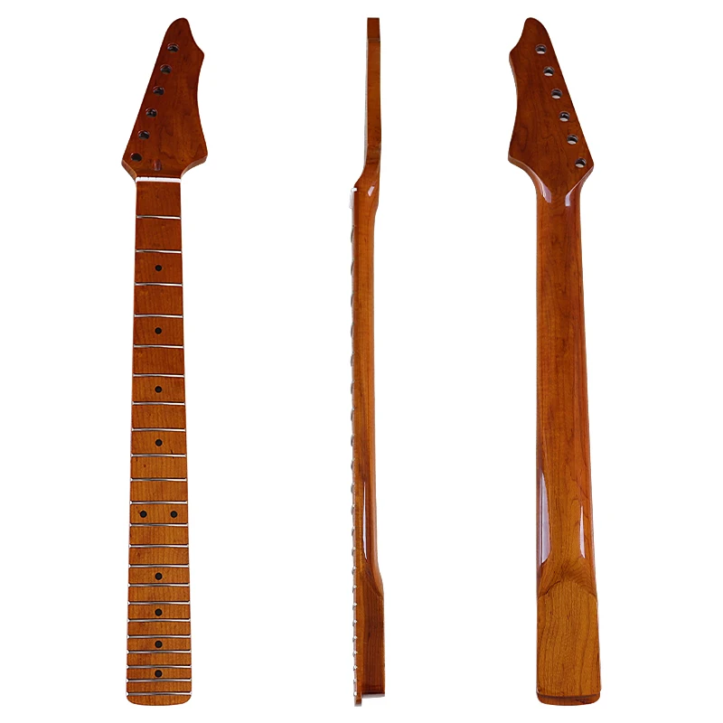 6 String Guitar Neck Canadian Maple Wood Electric Guitar Neck 21F 22F 24F Neck For Electric Guitarra