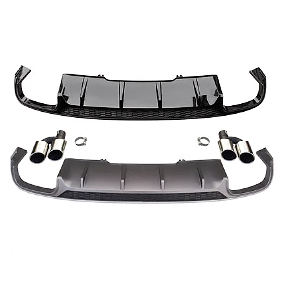 

Honeycomb Rear Bumper Lip for Audi A4 B9 NonSline Facelift Audi S4 Type Rear Diffuser 2017-2019