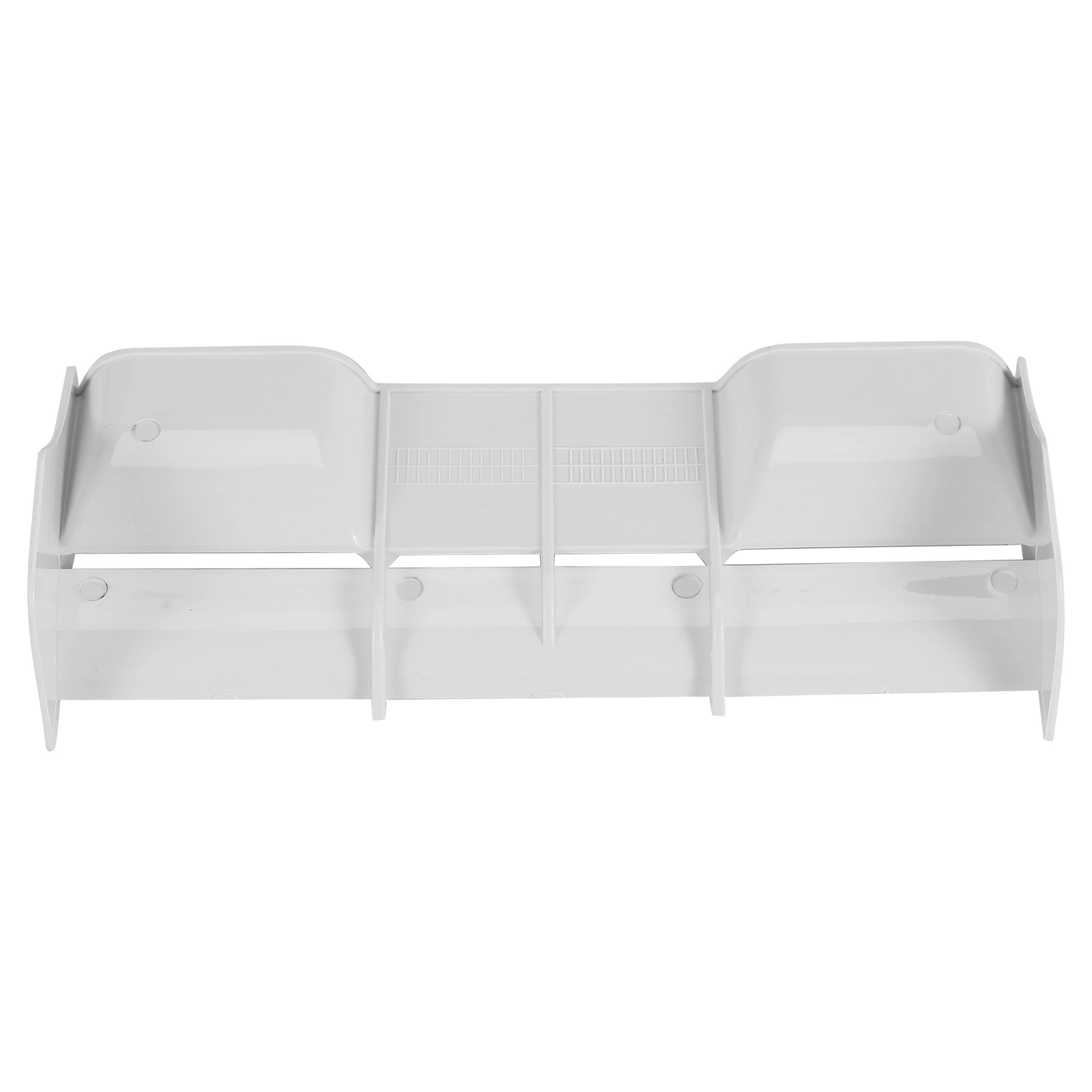 현대적인 1:8 버기 RC 자동차 전기 구동 트럭용 플라스틱 꼬리 날개 흰색