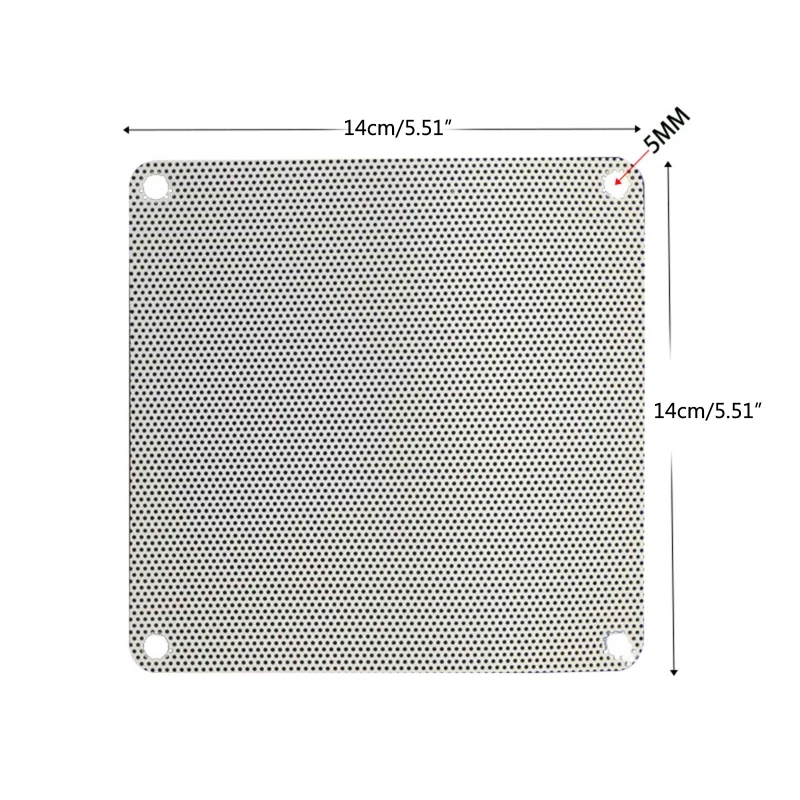 2022 새로운 5PCS 먼지 필터 PC 팬 방진 커버 필터 메쉬 네트워크 그물 방진 필터