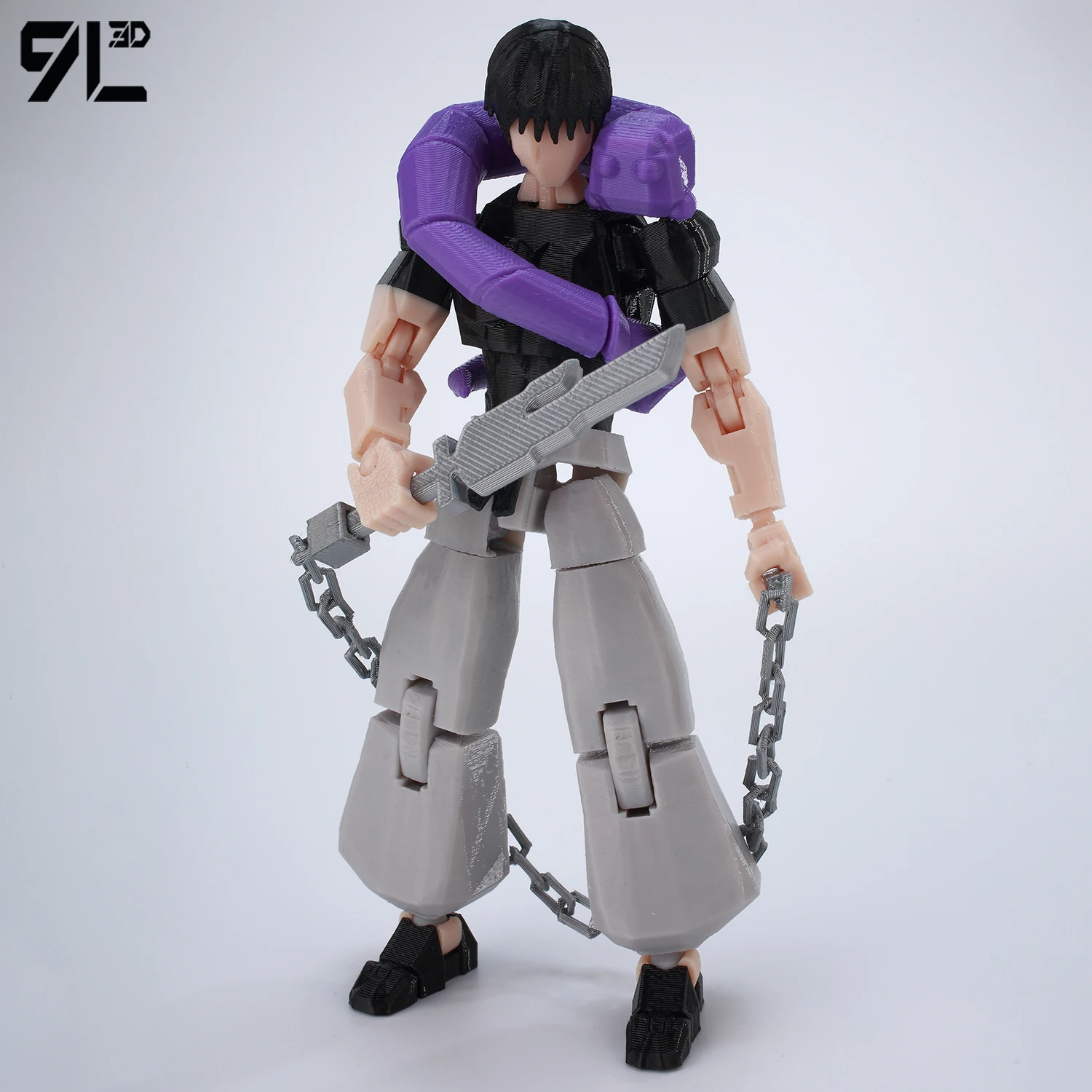 9L3D Titan13 Shapeshift Cursed Figure - DIY Assembly Multi Jointed Toy voor ouder-kinderspellen ​   T13 Cursed Energy-figuurspeelgoed