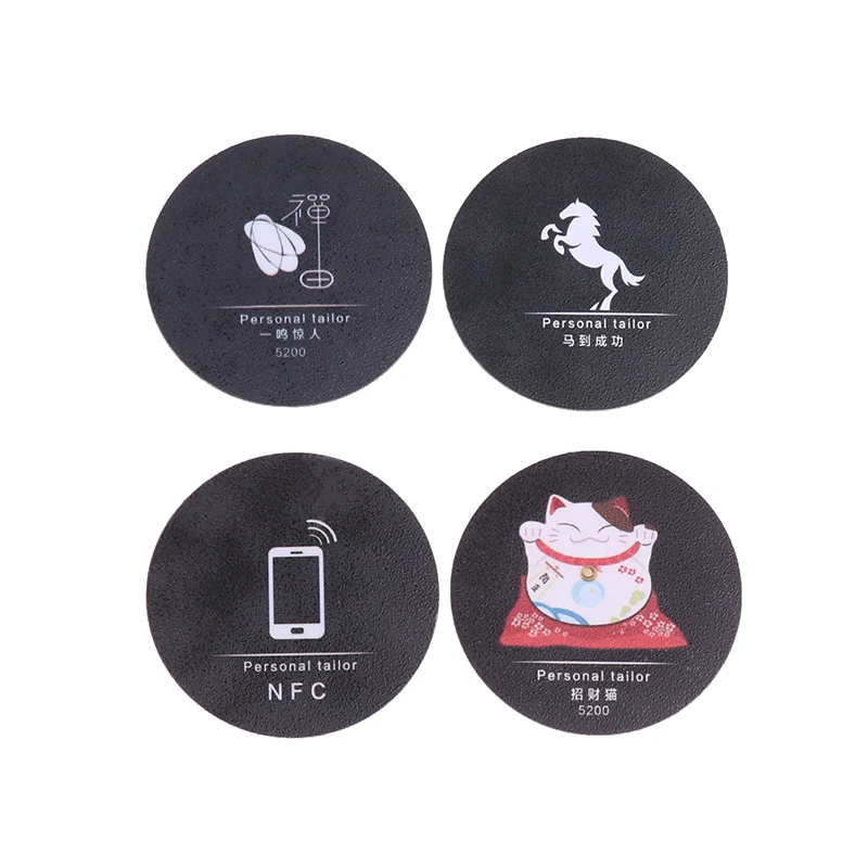 1pcs RFID 125Khz T5577 Anti-Interference Mobile Phone Sticker Writable EM4305 Cartoon Tags Stickers Proximity Label