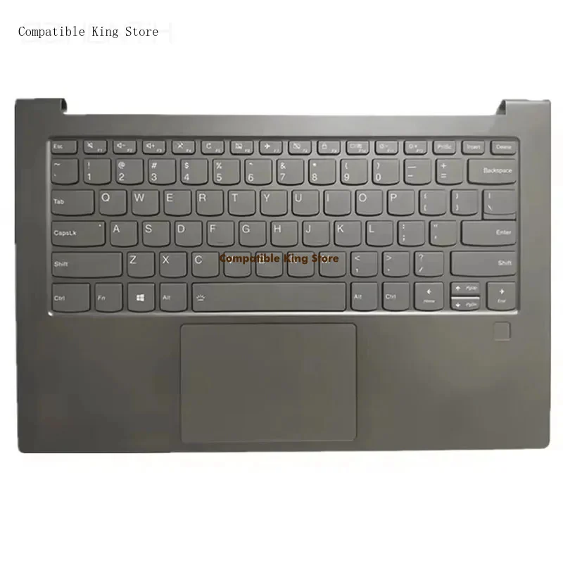 D New Palmrest Upper Case with Us Backlit Keyboard For Lenovo Yoga C940-14IIL C940-14 5CB0U44246 Gray 14