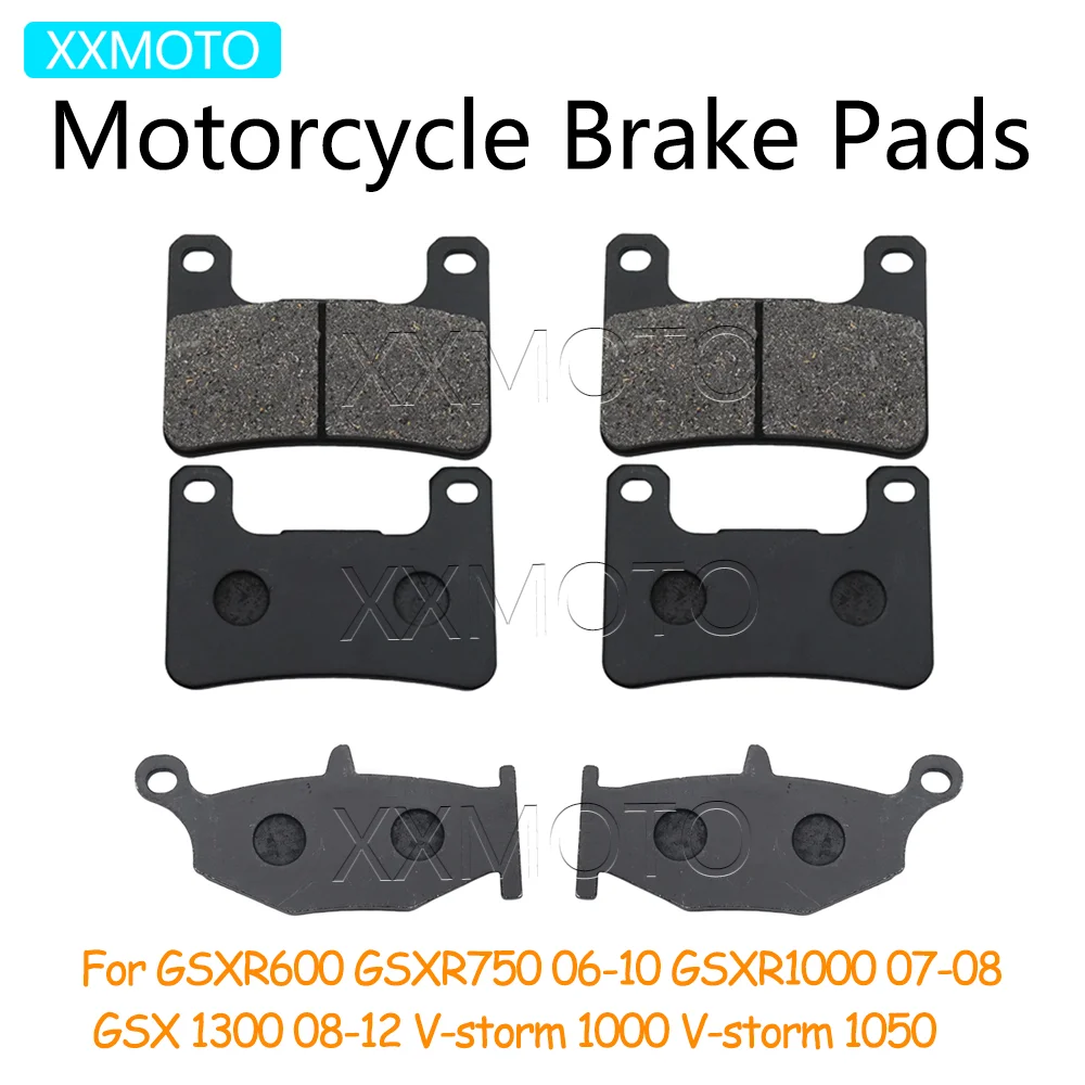 For Suzuki GSXR600 GSXR750 06-10 GSXR1000 07-08 GSX1300 08-12 GSXR 600 750 1300 V-storm 1000 1050 Motorcycle Brake Pads