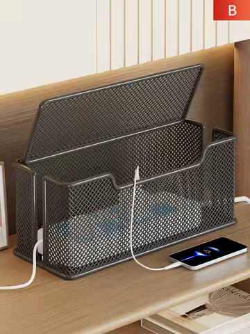 Ventilated power-strip holder