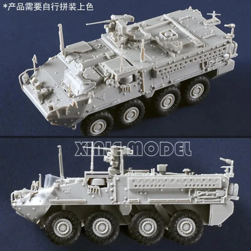 Trumpeter Kit modello carro armato assemblato in plastica 07423 M1130 Veicolo di comando Stryker 1/72