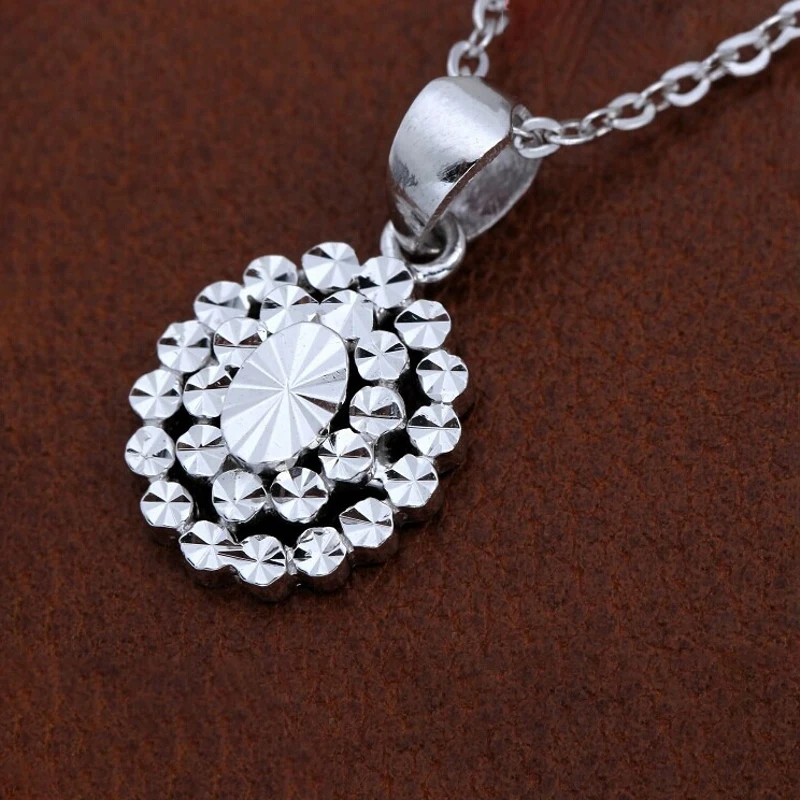 

PT950 Real Pure Platinum 950 Pendant Men Women Shiny Carved Star Oval Pendant 1.9-2.05g