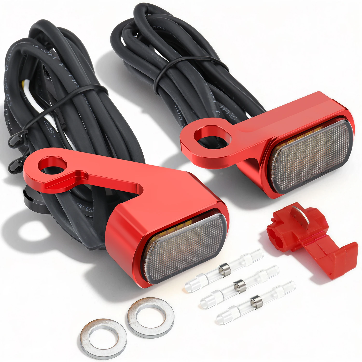 

Передние мини-светодиодные поворотники и дневные ходовые огни для Harley 2009-2017 Touring Street Road Electra Glide 2015-2024 Softail