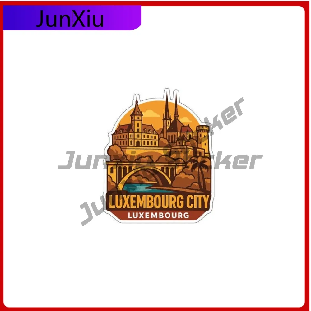 

Luxembourg City Luxembourg Sticker Vinyl Decal Accessories Exterior Stickers For Rv Car Decorations Accessory Suv Motorcycle Pvc