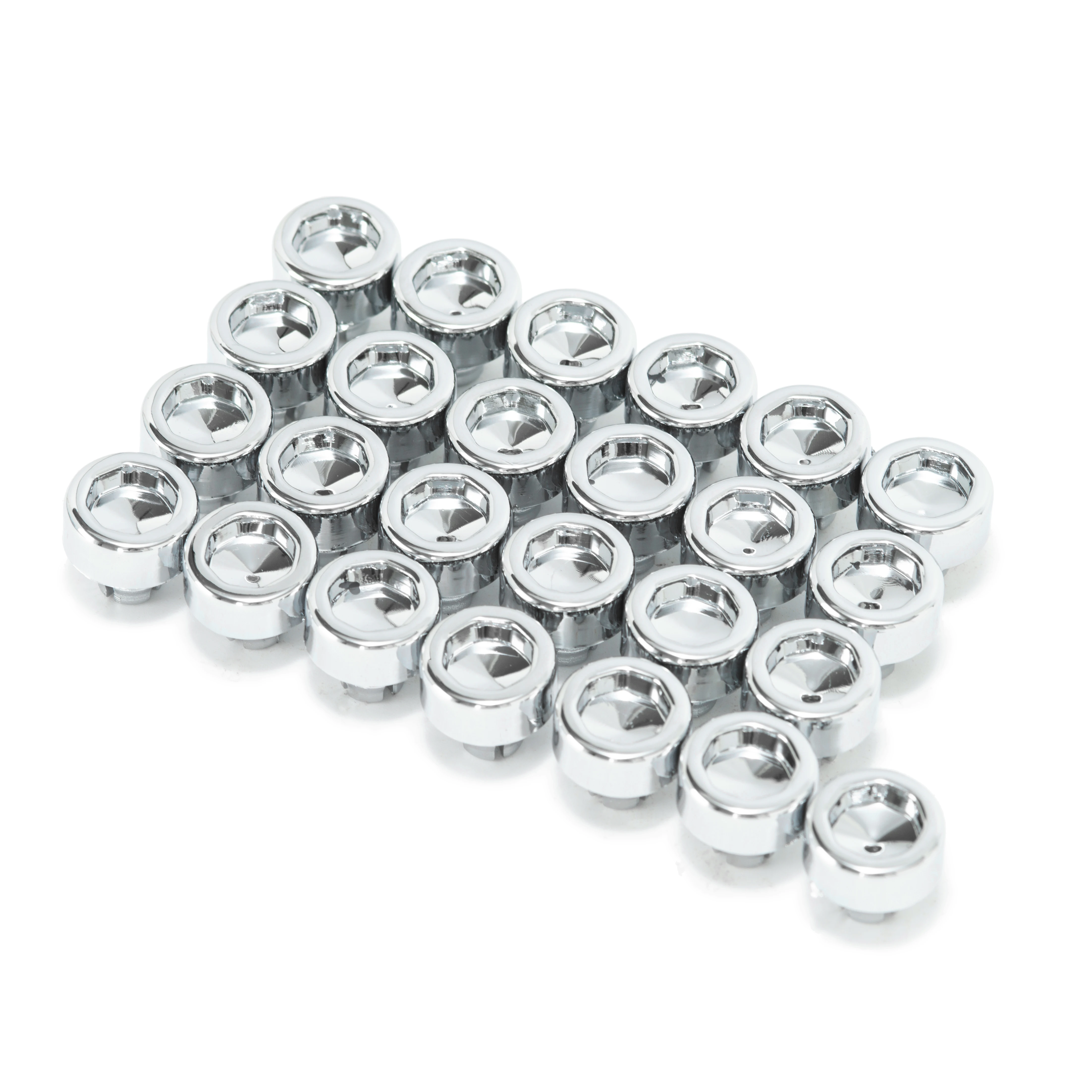 CFPerformance 100 Stück 7,58mm/0,3 Zoll Felgenschrauben Universal für Felgenrand-Dekoration Auto-Styling Tuning Exterieur-Zubehör – Detail 9
