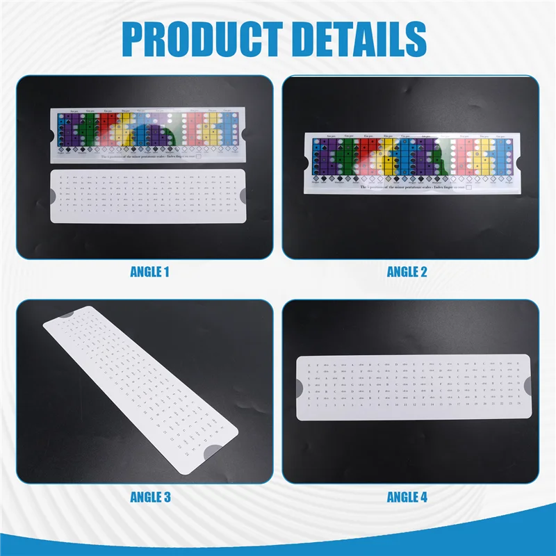 AED2- مسطرة انزلاق الجيتار لممارسة موازين السباق والدراجاتونيك والوضع/مسطرة انزلاقية بينتاونيك