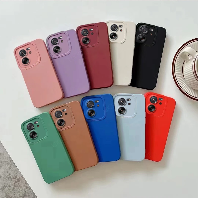 Funda protectora de silicona para cámara de Xiaomi, carcasa suave de TPU a prueba de golpes, 13 T Pro, 13 T Pro