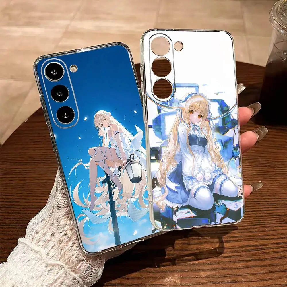 Anime C-Chobits Chi  Transparent Phone Case for Samsung A10 12 20 21S 30 31 40 50 51 52 70 71 Cover
