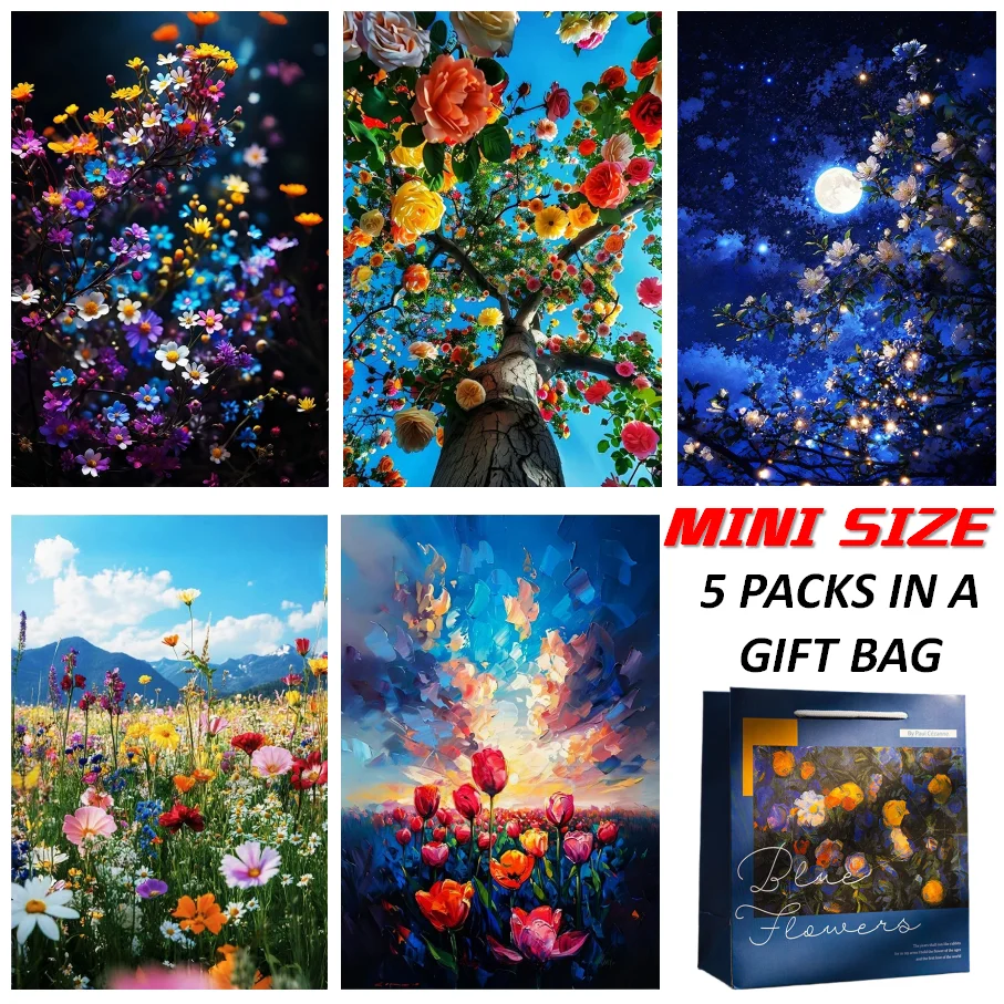 

5 упаковок для взрослых, мини-пробирка, головоломка, цветы, развивающая игра, Хэллоуин, День Благодарения, Рождество, Новый год, юбилейные подарки