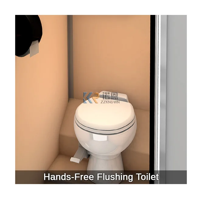 China Factory Wholesale Price Portable Toilets Trailer Outdoor Public Portable Restroom Trailer For Sale