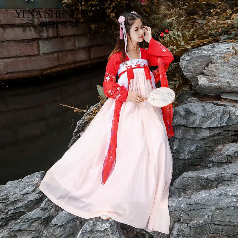 New Hanfu studentessa fata antica Ru gonna cinese tradizionale a maniche larghe Hanfu elegante Costume nazionale in vita