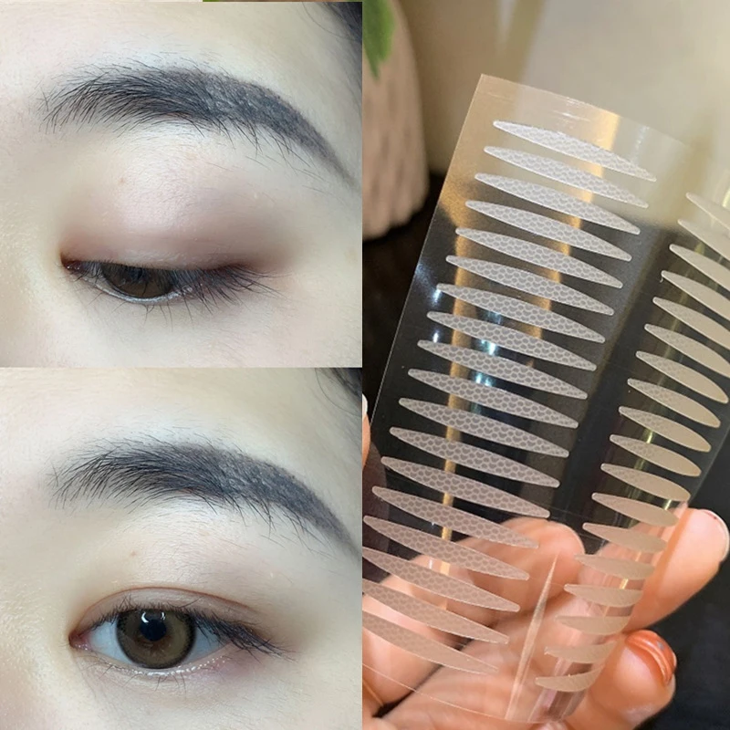 1 sheet Eyelid Tape Sticker Invisible Double Fold Eyelid Paste Self-adhesive Eye Tape Makeup Tool