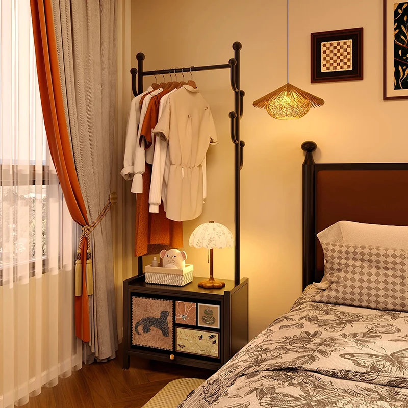 رفوف المعاطف المعدنية تخزين الملابس الدائمة المنظم فتح غرفة المعيشة الفاخرة معطف رفوف معلقة Perchero أثاث المنزل