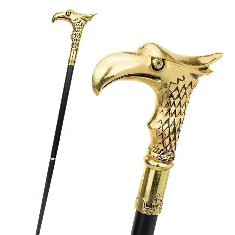 

New Role Playing Wand Alloy Cross Vintage Wand Bronze Eagle Head Fashion Elegant Luxury Decorative Wand