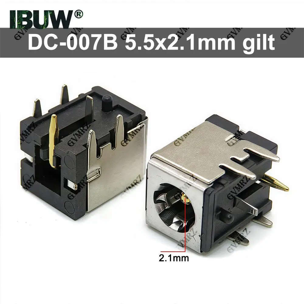 5PCS DC-007 power socket high current DC female socket  for monitor notebook DC socket DC007B