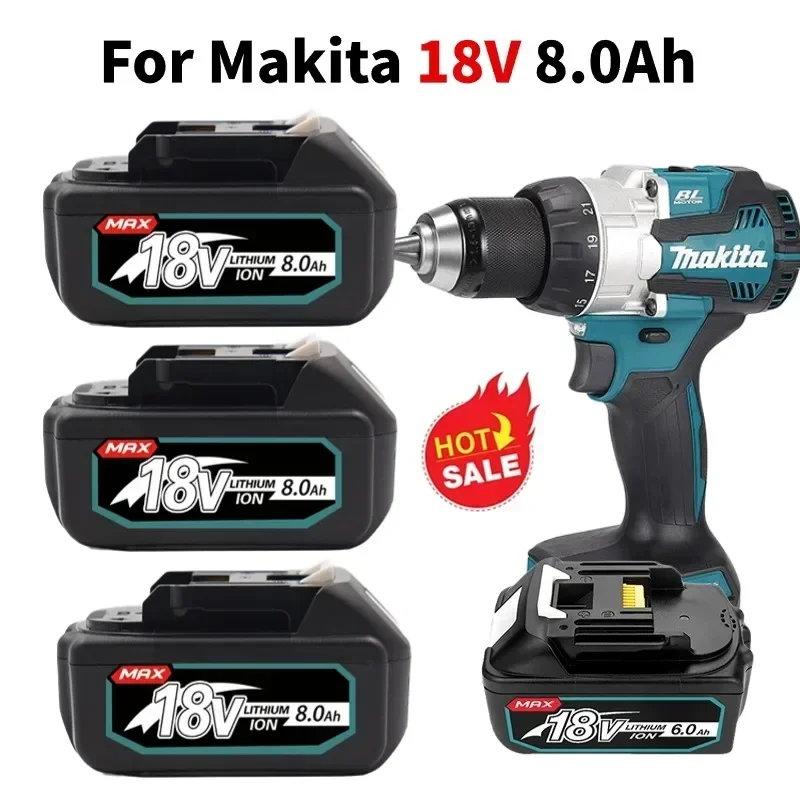 

Улучшенный оригинальный литиевый аккумулятор 18 в для Makita BL1860 BL1850B BL1850 BL1840 BL1830 BL1820 BL1815 LXT-400