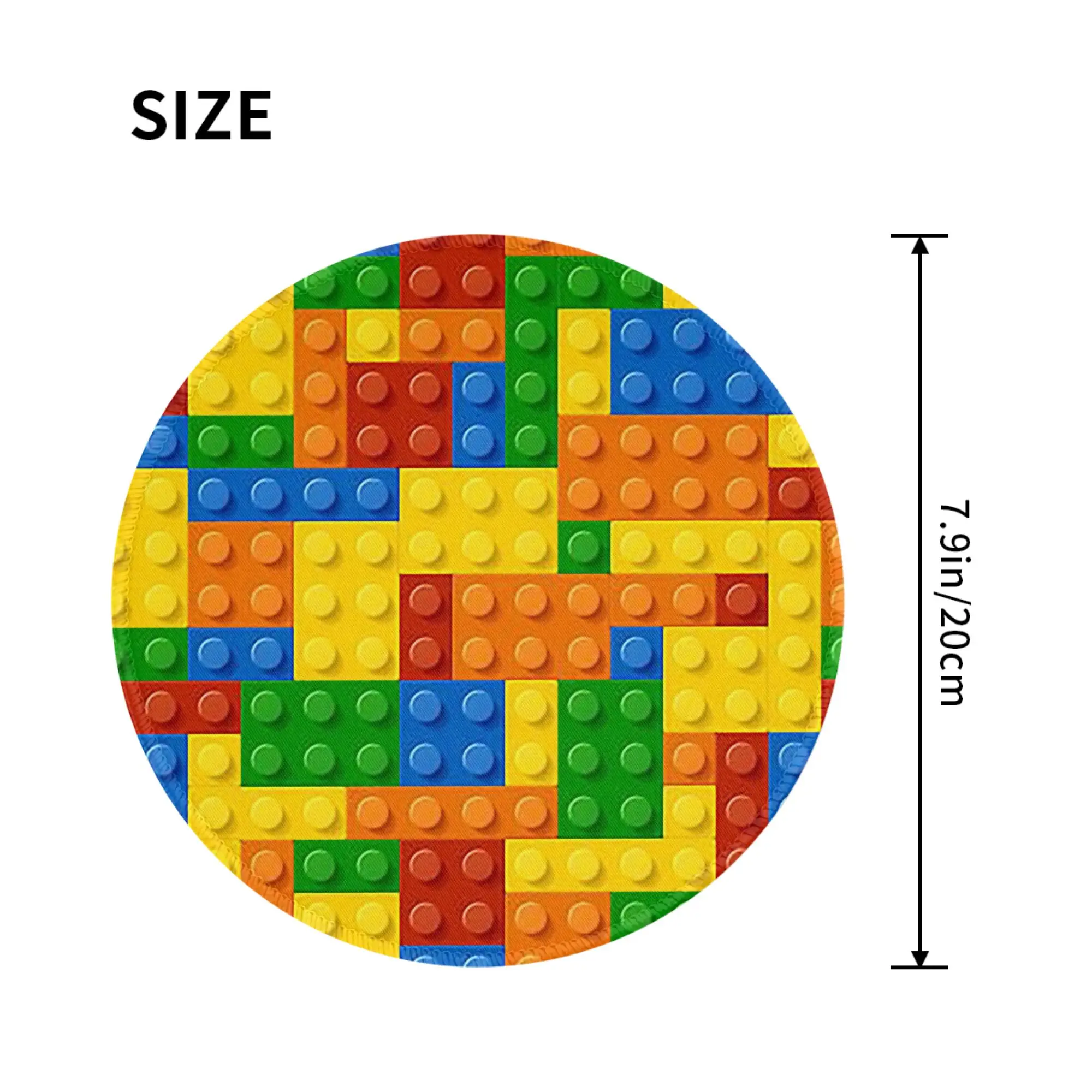 Building Blocks Construction Brick Mouse Pad Computer Keyboard Mouse Mat Gamer PC Laptop Desk Mat Office Accessories Table Mats