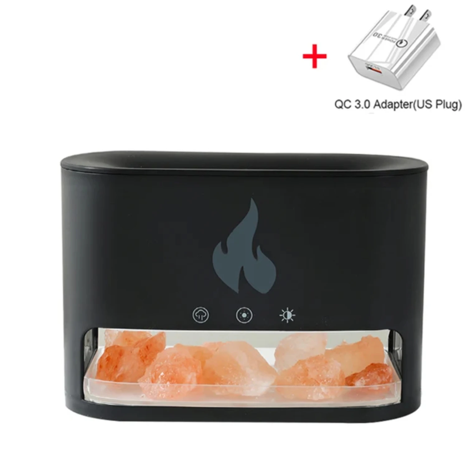 Flame Air Humidifier Essential Oil Diffuser Aromatherapy Mist Maker USB Desktop LED Fire Flame Humidifier   Office