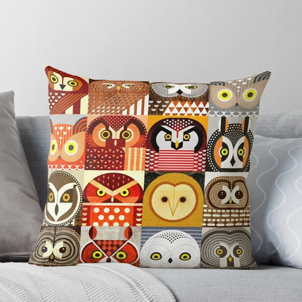 

North American Owls Throw Pillow Cushions Cover autumn pillowcase Cushions For Sofa Decorative Pillow Covers For Sofa Pillow