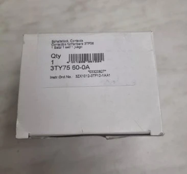 

Brand new 3TY7560-0B Main Contactor in Electrical Used for Contactor 3TK56 Type Contactor Kit 3TY7560-0B Fast delivery
