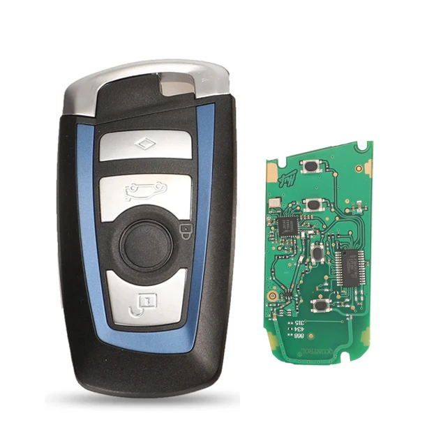 Mando a distancia para coche CAS4 868/315/433mhz jingyuqin para BMW 1 3 5 7 Series CAS4 sistema Auto Vehichle alarma sin llave Fob
