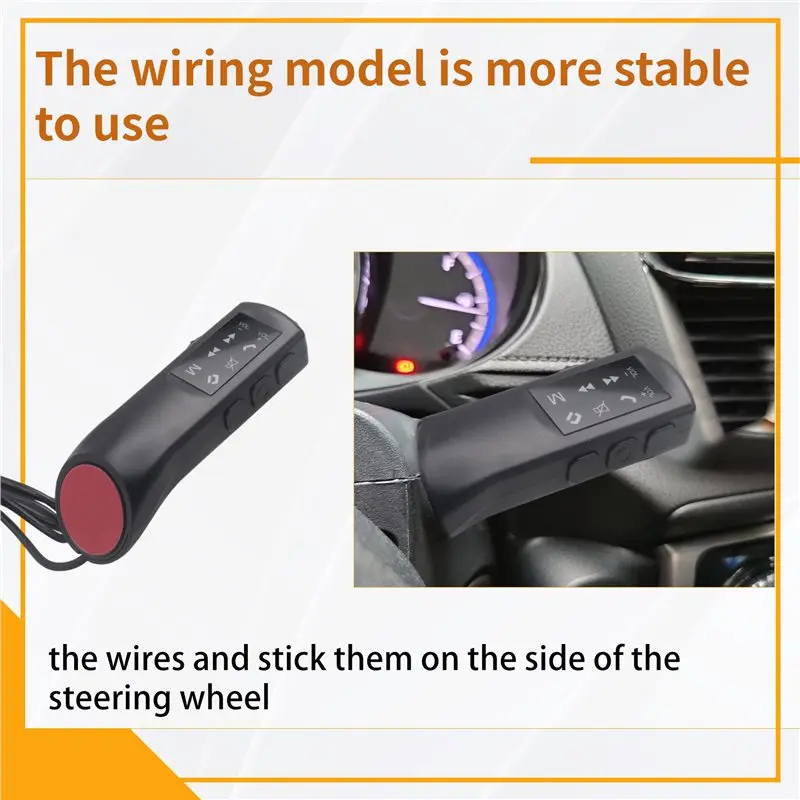 A21E-Universal 8Keys Steering Wheel Button Control For Android Car Radio Navigation Multifunctional Remote Controller SWC