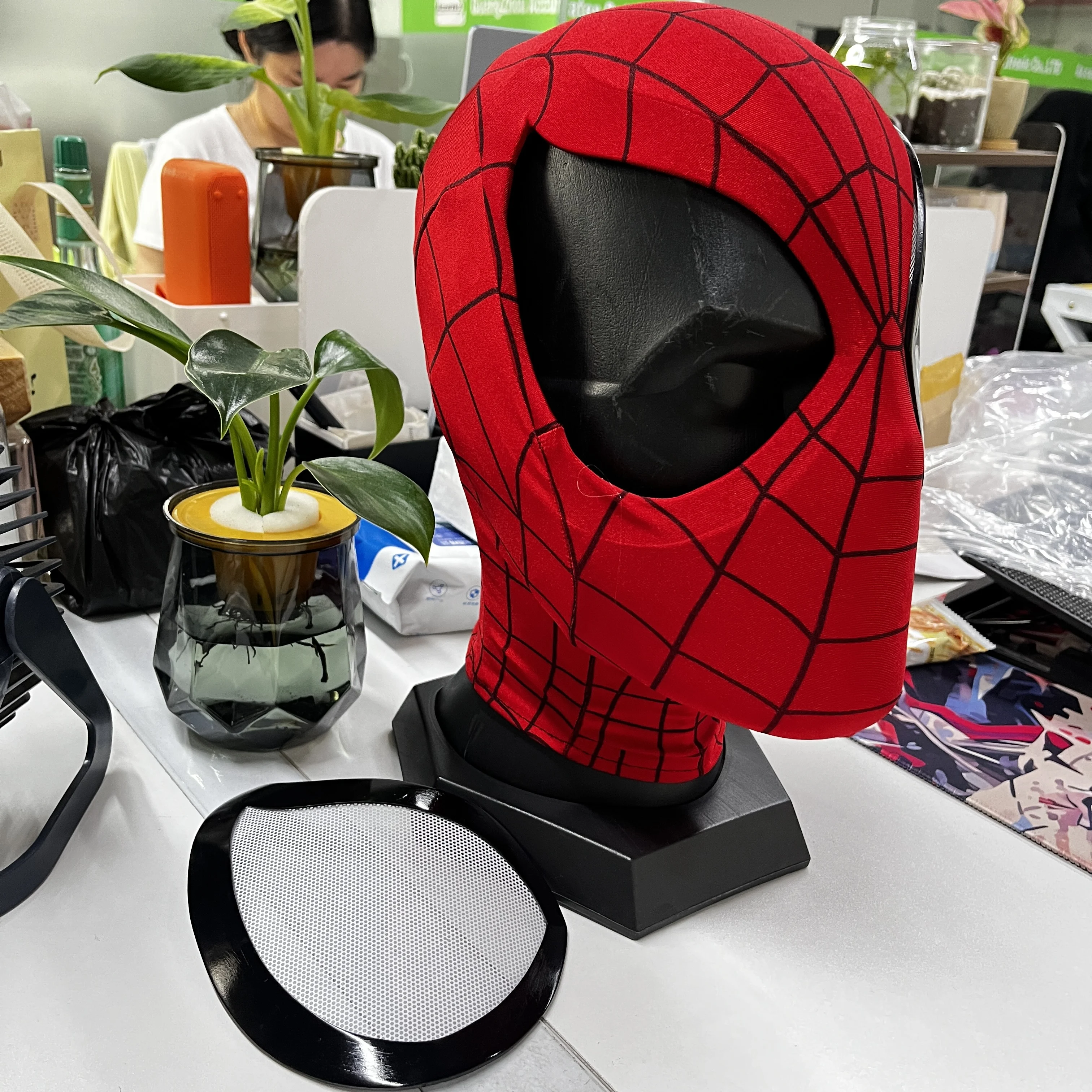 カスタマイズされた究極のスパイダーマンマスク、3Dプリントされた
