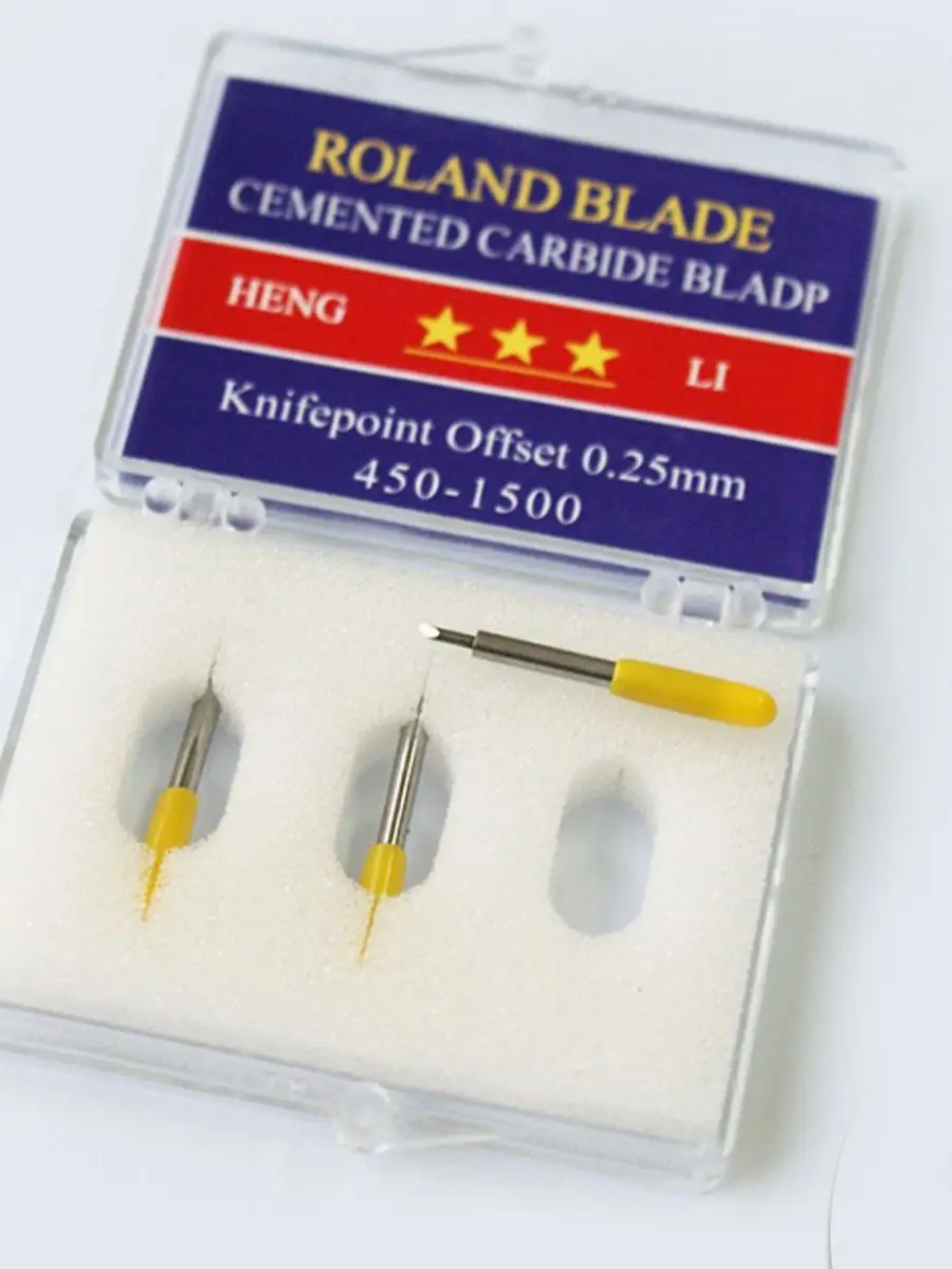 Traceur de découpe Roland Vinyl Cutter, porte-lame argenté, 30 °, 1PC, 3PCs