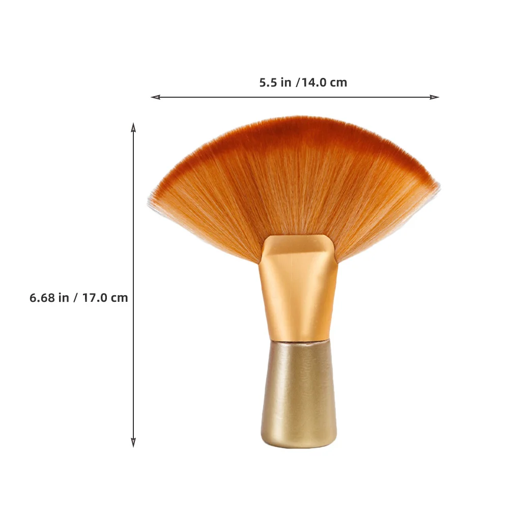 2 قطعة فرشاة تنظيف الشعر الناعمة المهنية صالون الرقبة منفضة تصفيف الشعر أداة لكسر الشعر الحلاقين مصففي الشعر استخدام السيارة المنزلية #5