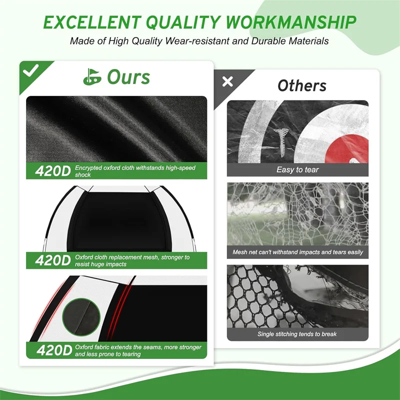 Practice Aid Backyard Driving Chipping Swing Training Golf Netpromote sales