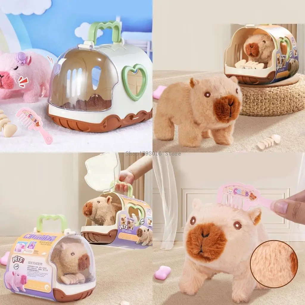 

Плюшевая игрушка для любителей плюса с реалистичным звуком и жизнью, как движение, идеальный компаньон для детей в помещении