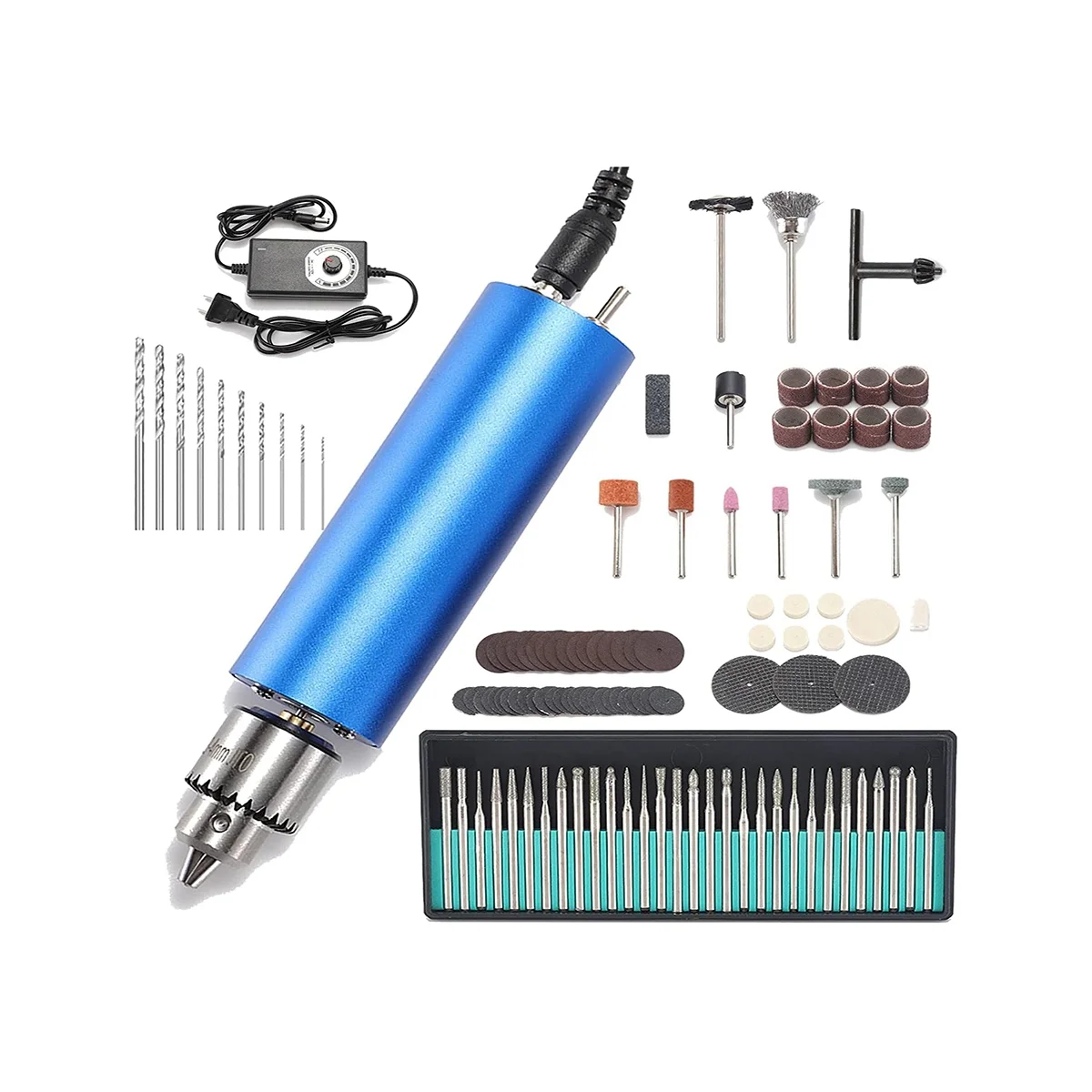 Engraver Pen Handheld for Wood Metal Glass Engraving with 108Pcs Replaceable Tungsten Carbide Steel Bits US Plug