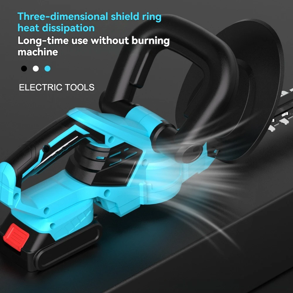 

High Power Dual Blade Cordless Hedge Trimmer 21V Li-ion