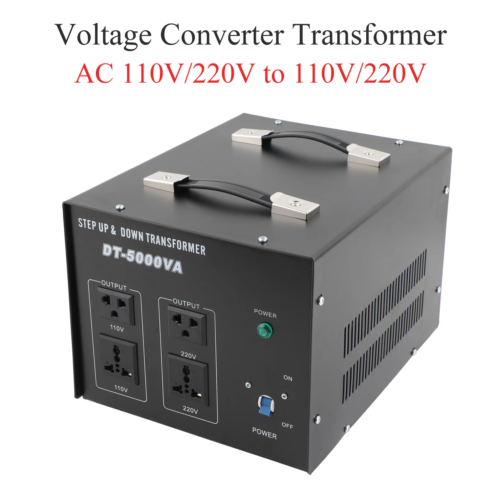 Voltage Transformer AC 110V to 220V OR AC 220V to 110V Step Up & Step Down Converter 500W-5000W for Home Appliances