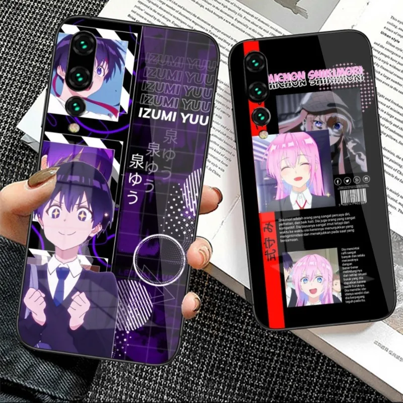 Shikimori Izumi Mobile Cell Phone Case for Huawei P50 P40 P30 P20 Pro Mate 40 30 20 Pro Nova 9 8 7 PC Glass Phone Cover Funda