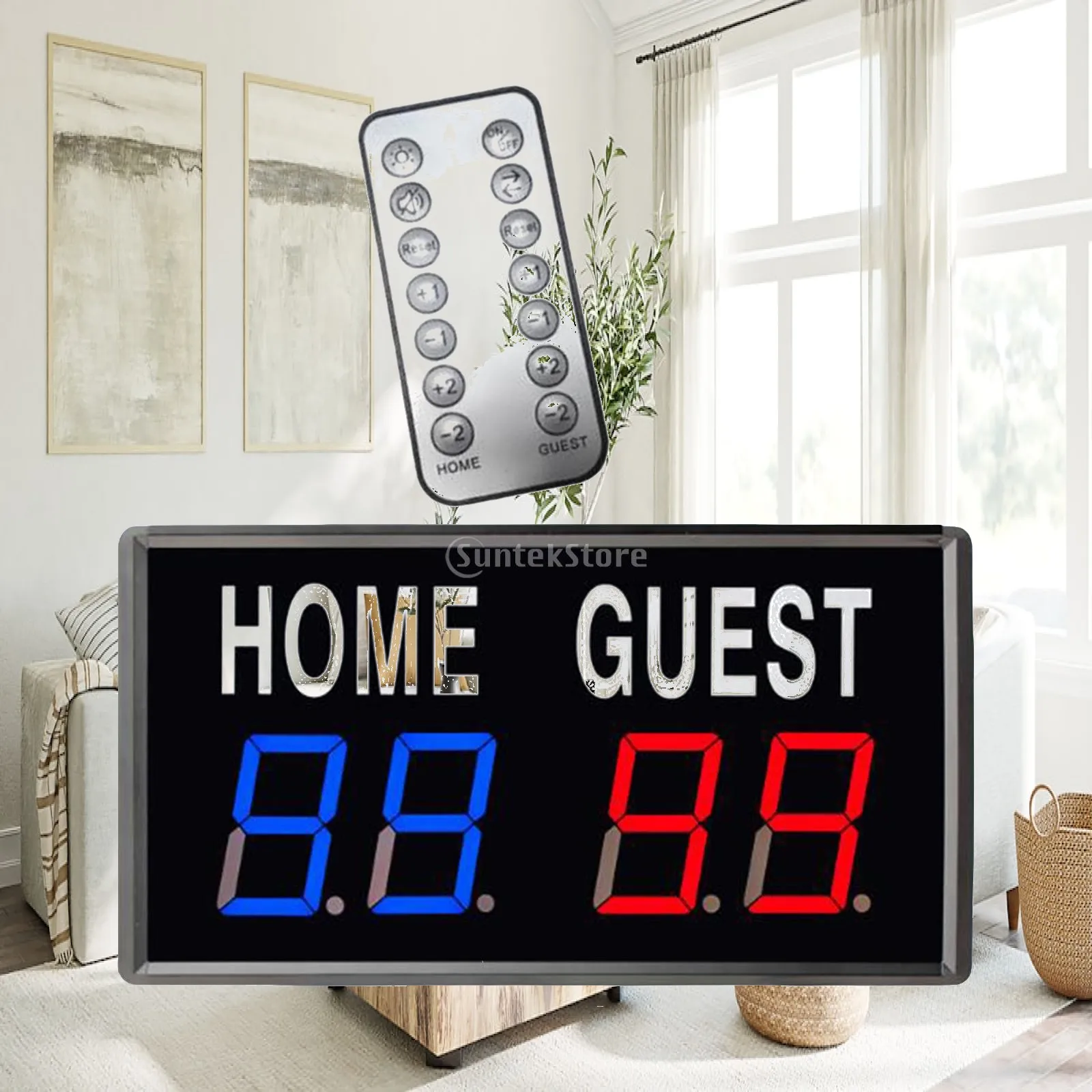 High Quality ABS Digital Scoreboard Portable Electronic LED Tabletop for Outdoor or Indoor Sport Events