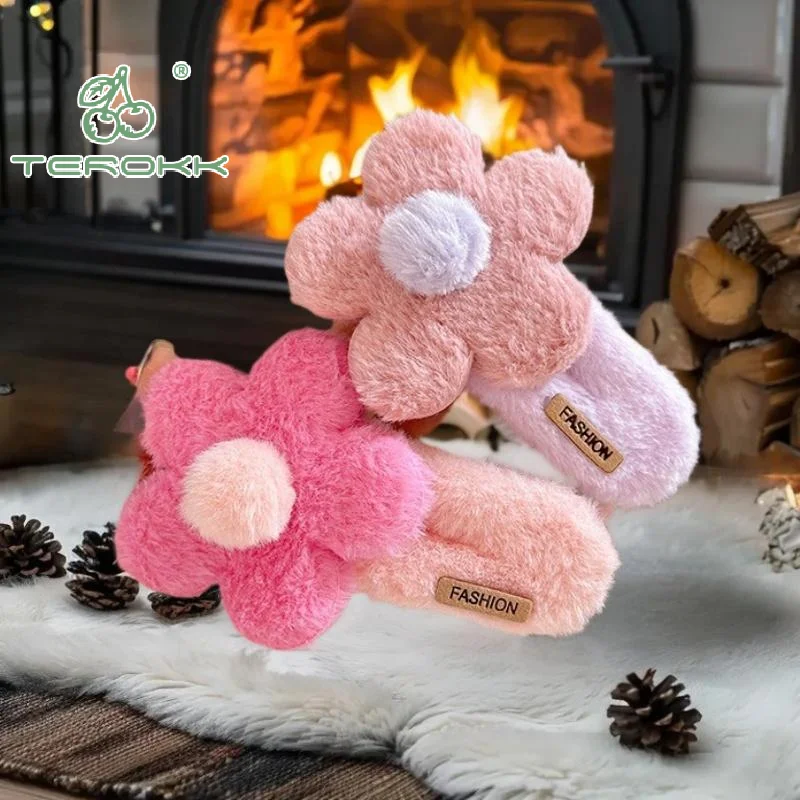 Осенне-зимняя-плюшевая-заколка-для-волос-с-большим-цветком-для-женщин-милая-заколка-на-затылке-аксессуары-для-волос-подарки