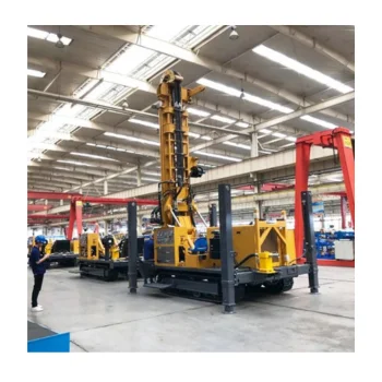 200m Water Well Drill Rig Machine 300m To 600m Borehole Drilling With Gear Motor And Engine Core Components