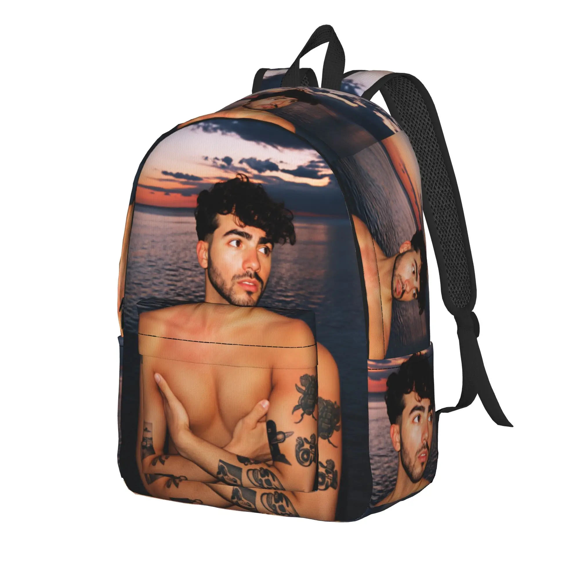 Fede V-Vigevani Backpack Club Misterios Hiking Backpacks Youth Custom Soft High School Bags Aesthetic Rucksack