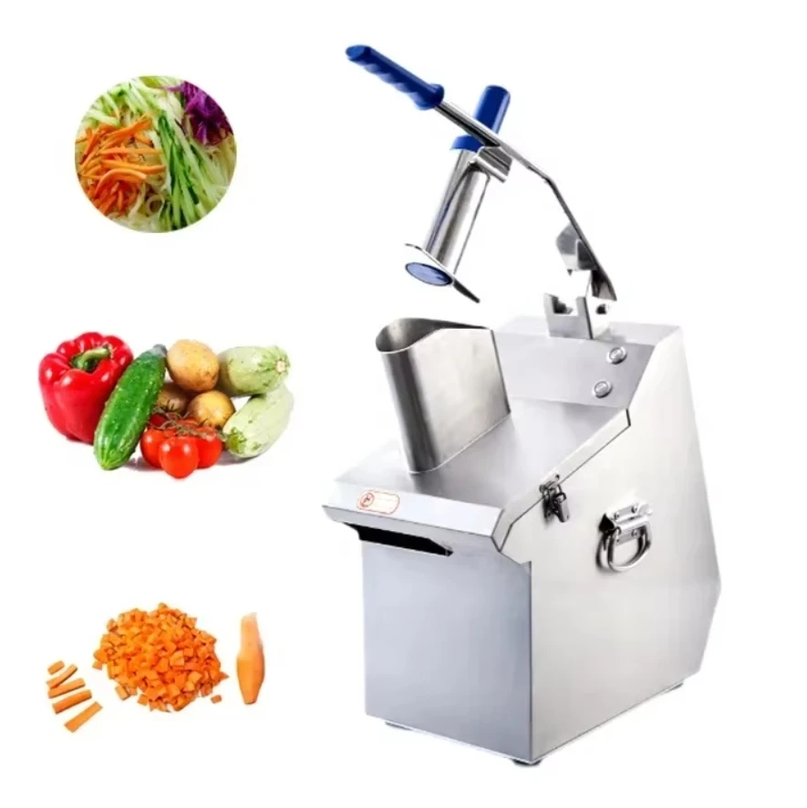 

for Stainless Steel Small Vegetable Cutter Machine for Shredding Slicing Cubing Cutting of Shallot Cucumber Carrot Potato, Etc